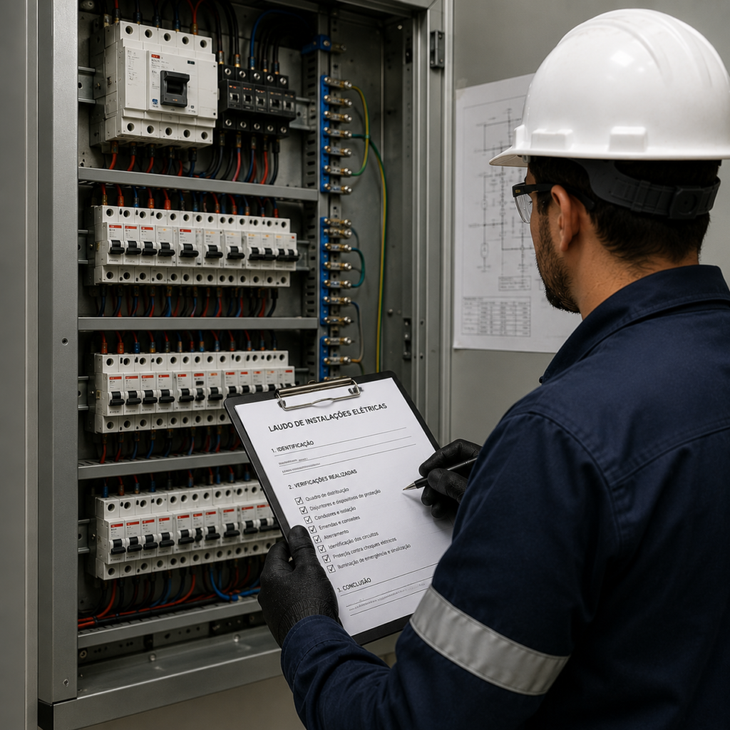 laudo de instalações eletricas