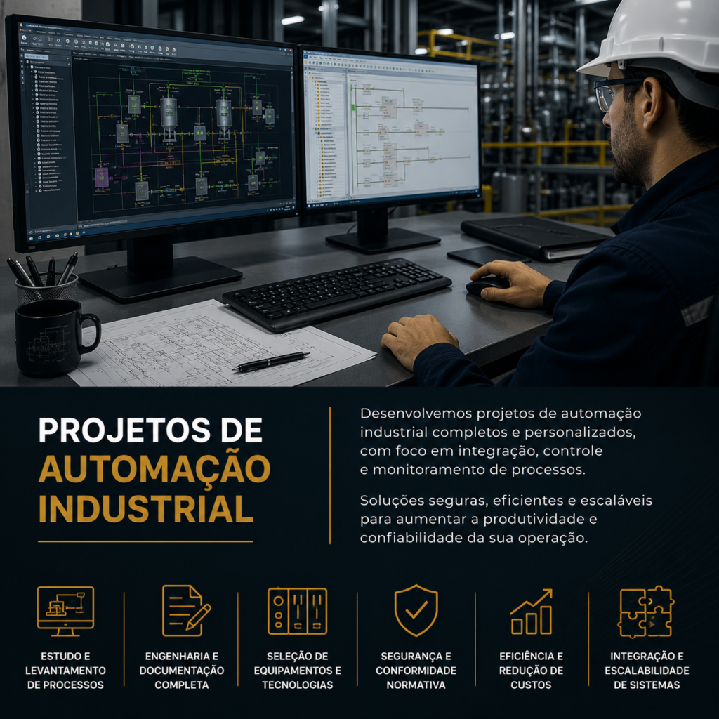 projetos de automação industrial