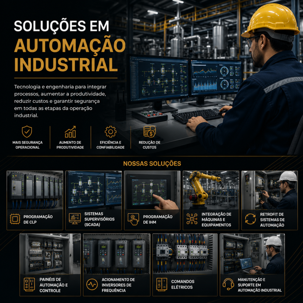 soluções em automação industrial